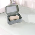 thumbnail image 1 of Feltree Factory Direct Bathroom Household with Lid Connected Draining Soap Box Soap European Printing Soap Box, 1 of 7