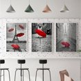 thumbnail image 2 of Moyic Paquete de 3 carteles de impresión de pintura sin marco con patrón de paraguas, imágenes de moda de estilo moderno para dormitorio y sala de Decoración del hogar Moyic HA010936-00, 2 of 6