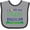 Heather and Black, variant on Inktastic Brazilian Family Reunion Funny Boys or Girls Baby Bib