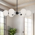 thumbnail image 7 of CH415330BGOP-Alora Lighting-Celia - 6 Light Chandelier-4.5 Inches Tall and 30.25 Inches Wide-Brushed Gold Finish, 7 of 7
