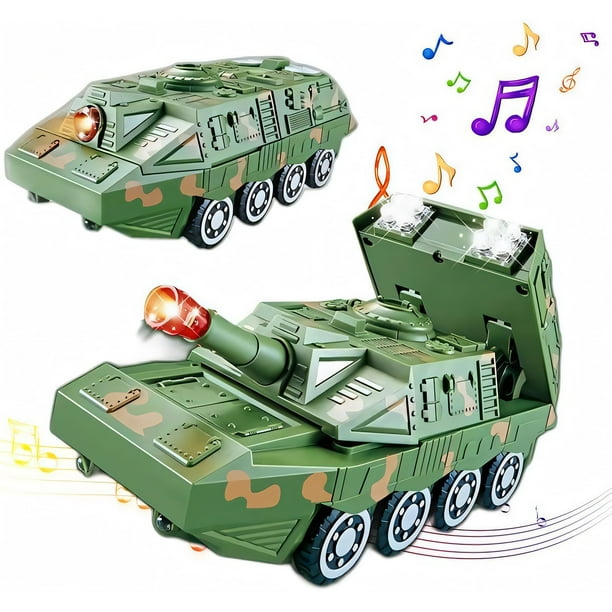 Juguetes y pasatiempos, Juguetes de modelismo, Autos, Autos, Nuevo auto de juguete de deformación universal con luz, Auto de ingeniería transformable, Auto de juguete transformable, Juguetes para niño