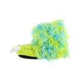 thumbnail image 3 of LazyOne Animal Paw Slippers, Green Monster, Child and Adult Unisex Furry Slipper, Large, 3 of 7