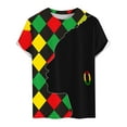 thumbnail image 4 of JXMVOJ Breathable Imitation Cotton Round Neck Short Sleeve Top for Men/Women/Kids, Cultural Support Black Month Festival Wear, Casual Summer Style, Unisex Printed TShirt, 4 of 4