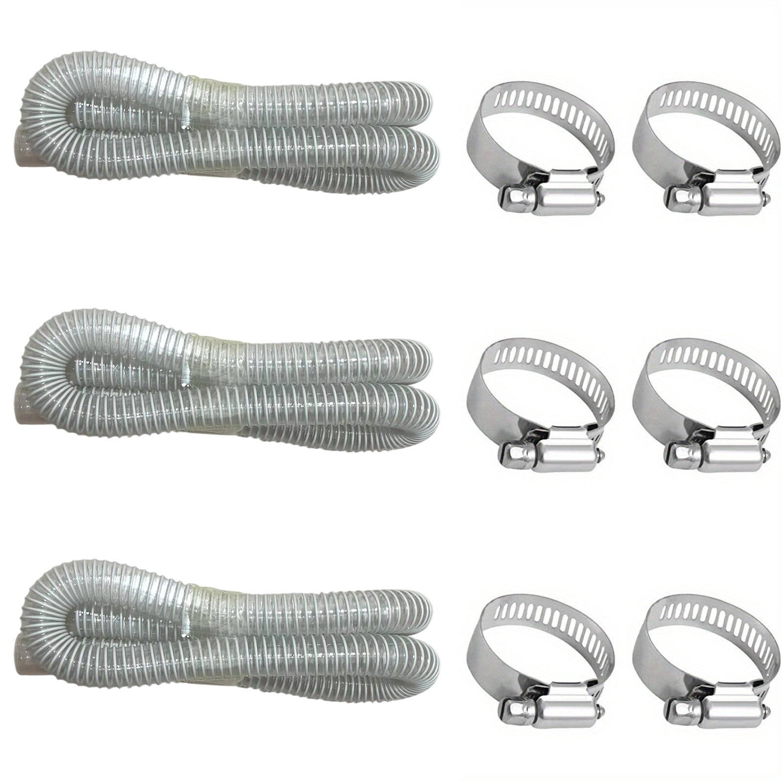 Heavy Duty Swimming Pool PE Pipe, Durable Pool Drain Pipe Sand Filter Connecting Tube, Replacement Hose for Above Ground Inground Pool Filter System Accessories