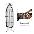 thumbnail image 4 of HELLHERO Coffee Easy Installation 15x54 Ironing Board Cover, Minimalist Style Elastic Edge for Smooth Iron, Ironing Board Cover with Standard Size, 4 of 5