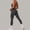 Gray, variant on Women Strappy Backless Jumpsuits Tummy Control Bodycon Yoga Romper One Piece Workout Jumpsuit