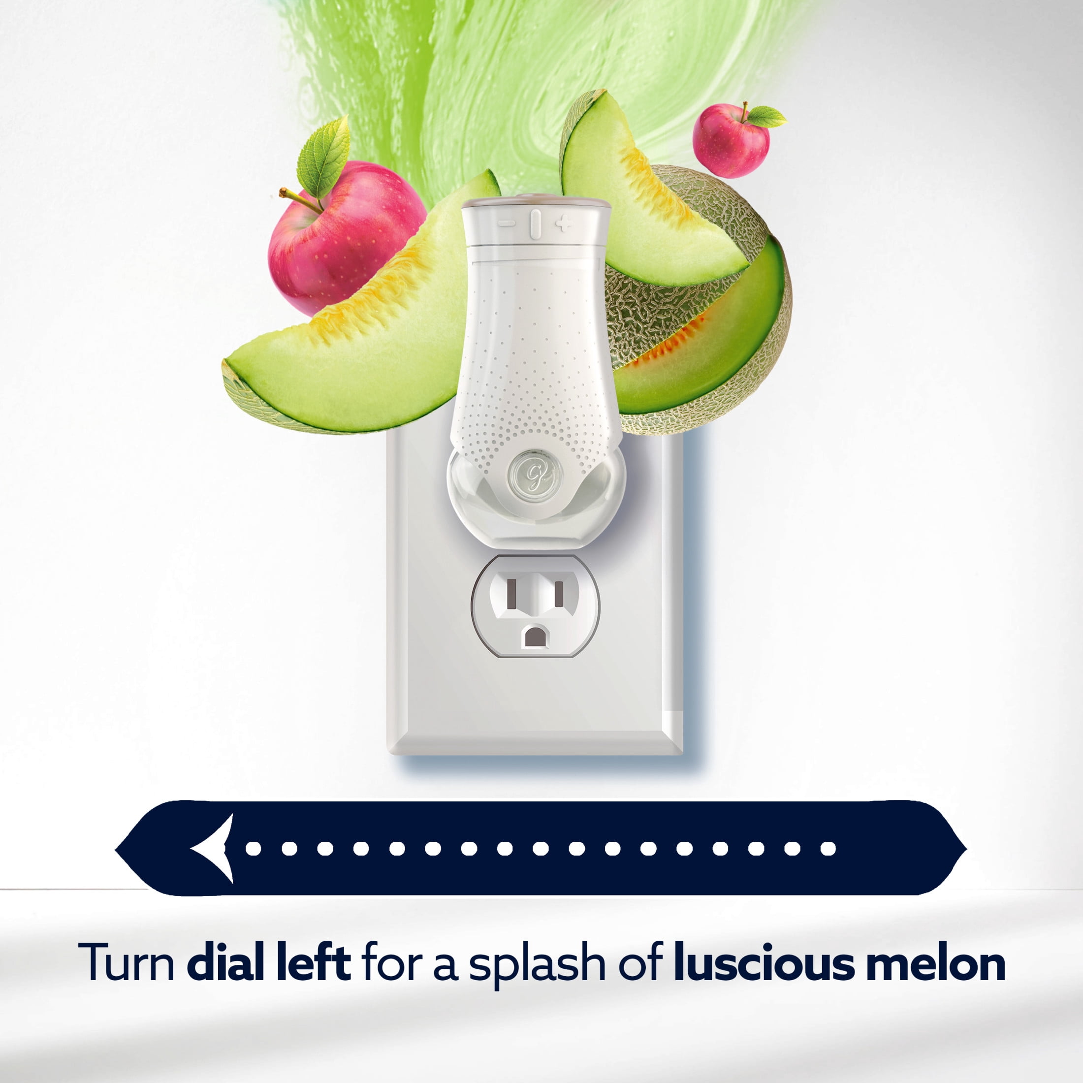 Glade® PlugIns® Refills with CustomScent Technology, Melon & Cherry Blossom, 2 Refills