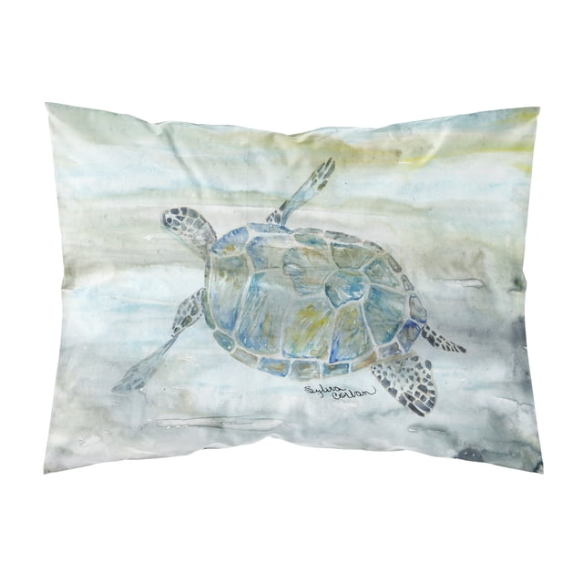 Carolines Treasures SC2006PILLOWCASE Sea Turtle Watercolor Fabric Standard Pillowcase