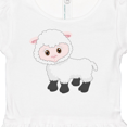 thumbnail image 4 of Inktastic Cute White Lamb Girls Baby Dress, 4 of 5