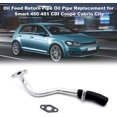 thumbnail image 2 of Oil Feed Return Pipe Oil Pipe Replacement for Smart 450 451 CDI Coupe Cabrio City, 2 of 6