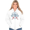 thumbnail image 3 of Fishing American Pride Fisherman Joke Zip Up Hoodie Men's Women's Brisco Brands M, 3 of 6