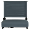 thumbnail image 4 of Emma + Oliver Set of 2 500 lb. Rated Lightweight Stadium Chair with Ultra-Padded Seat, Dark Blue, 4 of 11