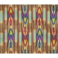 thumbnail image 4 of oneOone Coton Flex Tissu Imprimé à Rayures Ikat Tissu BTY 40 Pouces de Large, 4 of 4