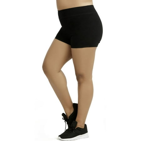 cotton shorts biker soft athletic plus spandex sport xl short lavra 2x breathable 3x