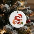 thumbnail image 1 of Adornos Navideños Acrílicos de 26 Letras | Decoraciones Colgantes Navideñas Personalizadas | Colgantes Del Alfabeto Ligeros y Duraderos | Decoración Navideña para El Hogar y La Oficina | Corona para, 1 of 6