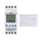 thumbnail image 2 of TEMPORIZADOR DE 2 CONTRERTOR DE CANALES DE SINCRONIZACABLE AHC812 230V 16A Programa Semanal Interruptor de Tiempo Digital Din Rail Monte, 2 of 5