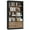 Natural Oak, variant on Homfa Double Row 6-tier Bookcases Floor Standing, 71 in Tall Bookcase Bookshelf with 4 Drawers and 8 Display Cubicles, for Home Office Living Room, Natural Oak