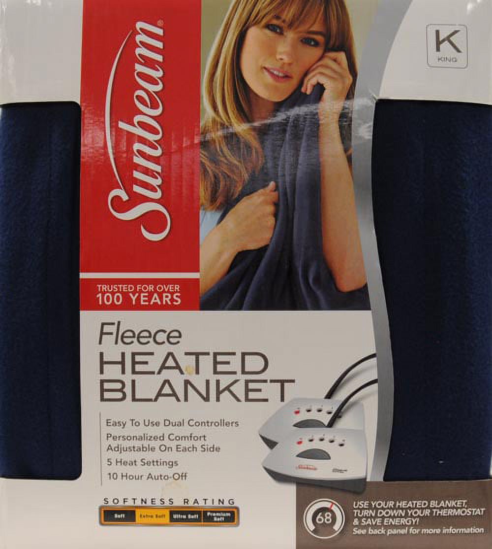 Sunbeam Fleece Electric Heated Blanket, 1 Each - image 2 of 4