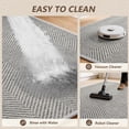 thumbnail image 4 of VUNATE Kitchen Rugs 20"x47" Herringbone Woven Non-Slip Kitchen Mat, Washable Absorbent Floor Rug with Durable Backing, Soft Low Profile Kitchen Rug for Sink Area, Entryway, Laundry Room Gray, 4 of 7