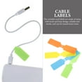 thumbnail image 4 of 50pcs Cable Label Writeable Cord Tag Wire Label Electrical Charger Cord Label, 4 of 9