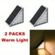 thumbnail image 3 of Griselda Packs Solar Stair Lights 2, Solar Step Lights Waterproof IP67 Outdoor, Led Solar Deck Lights Decor For Outdoor Step, Stair, Yard, Porch, Staircase, Walkway, Porch And Pathway(Warm White And C, 3 of 5