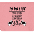 thumbnail image 3 of Inktastic To Do List Funny Racing for Baby Baby Bandana Bib, 3 of 4