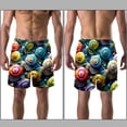 thumbnail image 3 of luoweisi Men's Beach Shorts Quick Dry Swim Trunks with Mesh Lining Snails XL, 3 of 5