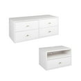 thumbnail image 3 of Prepac Hanging Dresser and Nightstand Set, 3 of 9