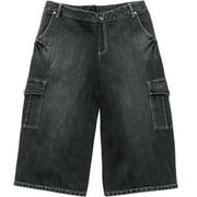 Women's Plus Denim Cargo Clam-Digger