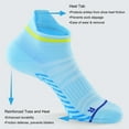 thumbnail image 4 of Honeysea 6 Pairs Compression Sports Socks, Thick Cushion Athletic Socks Breathable Performance Ankle Socks Anti-Blister Unisex, 4 of 7