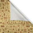 thumbnail image 4 of Ambesonne African Valance Pack of 2, Quirky Art Forms, 54"X12", Sand Brown Ginger, 4 of 5