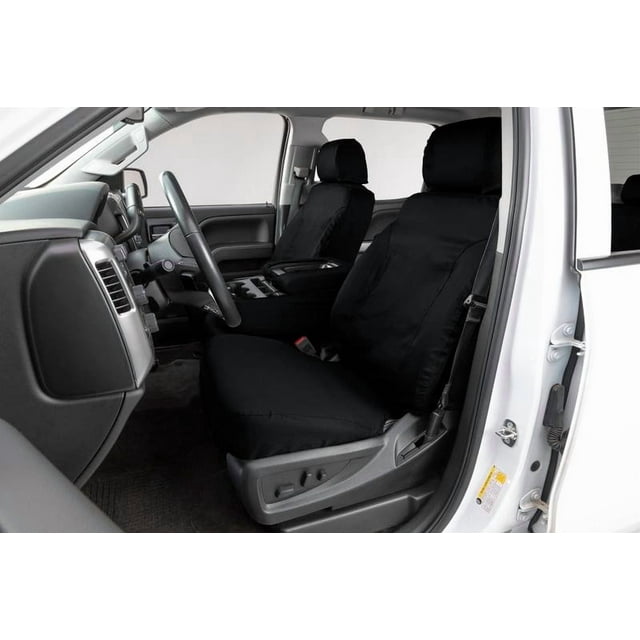 Covercraft Housse de Siège SS3460WFBK SeatSaver; Polyester Imperméable Robuste; Noir; pour une Rangée