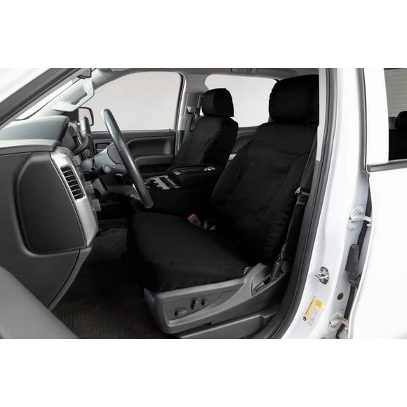 Covercraft Seat Cover SS3460WFBK SeatSaver; Heavy-Duty Waterproof Polyester; Black; For One Row