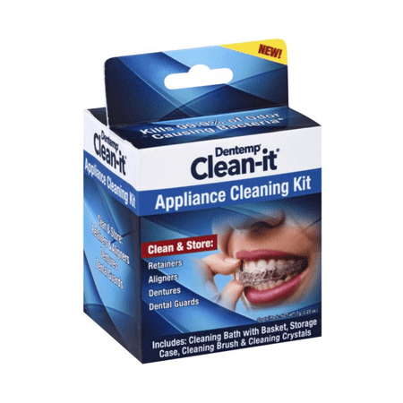 Dentemp Clean-it Denture Complete Cleaning and Storage Cleaning Kit