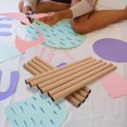 thumbnail image 2 of 10pcs Paper Mailing Tube Poster Tube Poster Holder Tube for Diy Reusable Drafting Tube, 2 of 4