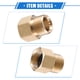 thumbnail image 5 of Conector de manguera de latón adaptador macho y hembra M22x1.5 a 15mm M22x1.5 de Unique Bargains, 5 of 7