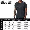 thumbnail image 2 of Workout Shirts for Men, Moisture Wicking Quick Dry Active Athletic Men's Gym Performance T Shirts, 2 of 6