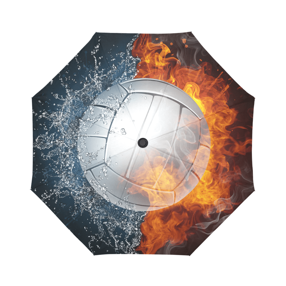 SUNENAT Volleyball In Fire and Water Windproof Automatic Foldable