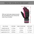 thumbnail image 4 of Vbiger Kids Ski Gloves Warm Winter Gloves Kids Waterproof Windproof Thermal Fleece Anti Slip Mittens with Grip for Skiing Cycling & Snowboarding Suitable for 10-12 Years Boys and Girls, Pink, 4 of 10