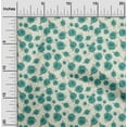 thumbnail image 2 of oneOone Cotton Poplin Teal Green Fabric Florals Sewing Fabric By The Yard Printed Diy Clothing Sewing Supplies 42 Inch Wide, 2 of 5