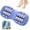 Purple, variant on Portable Double Foot Massage Roller for Plantar Fasciitis Relief,Foot Massage Roller with Acupressure Therapy,Pain Relief, Stress Relief & Improved Circulation, Reflexology Tool for Home & Office Use