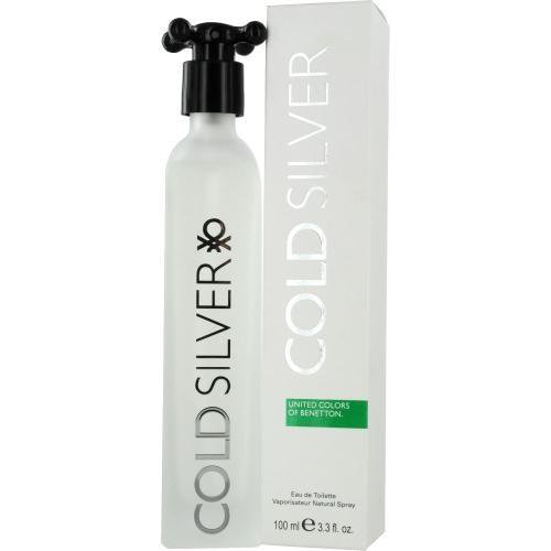 Cold Silver By Benetton Edt Spray 3.3 Oz