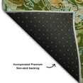 thumbnail image 3 of Addison Rugs Mayfield Washable Transitional Paisley Green Runner Rug, 2'3" x 7'6", 3 of 5