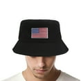 thumbnail image 4 of LanSuare 4th of July American Flag Bucket Hat with Stars Red Black White Outdoor for Independence Day Decoratio, 4 of 6