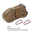 thumbnail image 4 of Cuerda Colgante Carpa Canopy Lanyard Tendedero Campamento al aire libre Senderismo Cuerda con hebilla (Caqui), 4 of 5