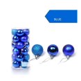 thumbnail image 1 of RBCKVXZ - 24 bolas navideñas de 30 mm/1,18 pulgadas, irrompibles, para colgar bombillas, ideal para bodas, fiestas y regalos navideños. Oferta especial., 1 of 6