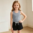 thumbnail image 6 of OGLCCG Boys' Athletic 2-Piece Outfits Kids Sleevelesss Cotton Tank Tops and Stretch Running Shorts Boys Summer Shorts Sets 1-9 Years, 6 of 7