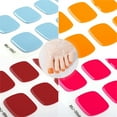 thumbnail image 6 of Gel Nail Toe Strips Semi Cured Full Cover Gel Nail Sticker Manicure Decals, 6 of 21