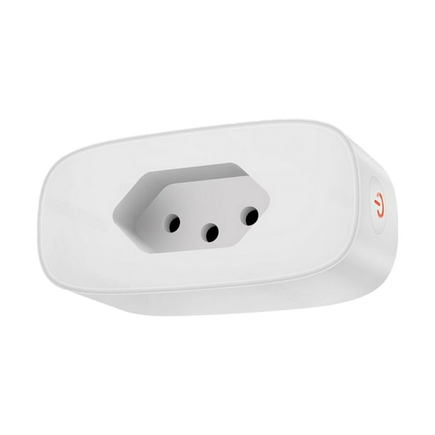 Advancent Enchufe inteligente enchufe WiFi Brasil enchufe 16A de potencia función de sincronización Tuya SmartLife APP Control funciona con Electrodomésticos No.01 Brazil Plug Advancent HA008185-01B