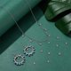 thumbnail image 5 of 30 colgantes de estrella de latón con circonitas cúbicas transparentes chapados en oro de 18 quilates o platino auténtico para pulseras, collares y bisutería., 5 of 9